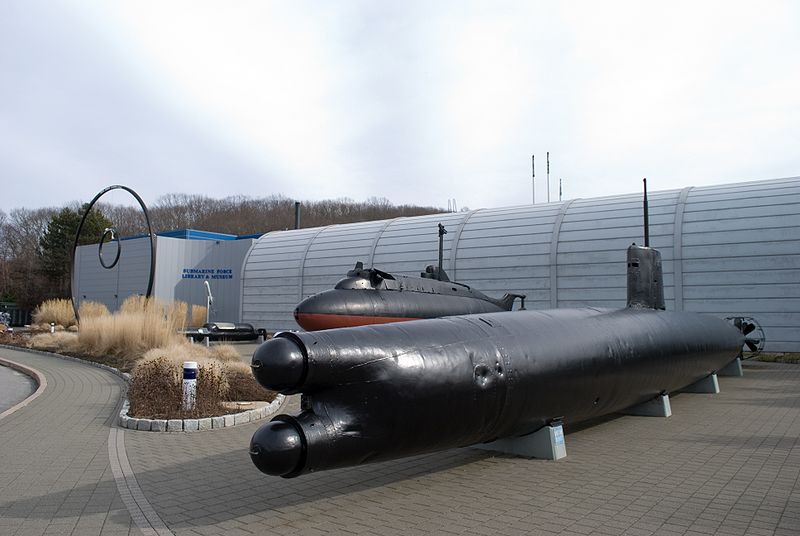 HA-8 se conserva en la Base Naval de Submarinos en Groton, Connecticut, EE.UU.