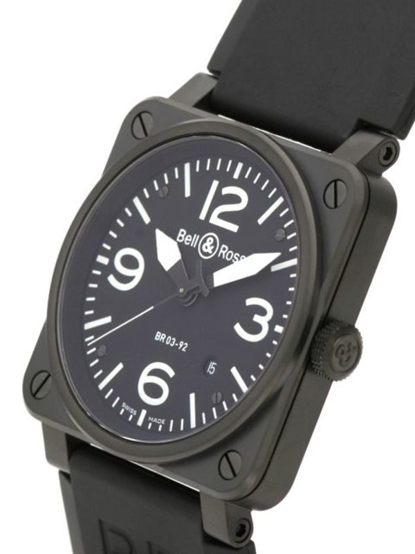 ПРОДАДЕН!-ЗА ТРИЕНЕ!-BELL & ROSS BR03-92 AVIATION CARBON - Българският ...
