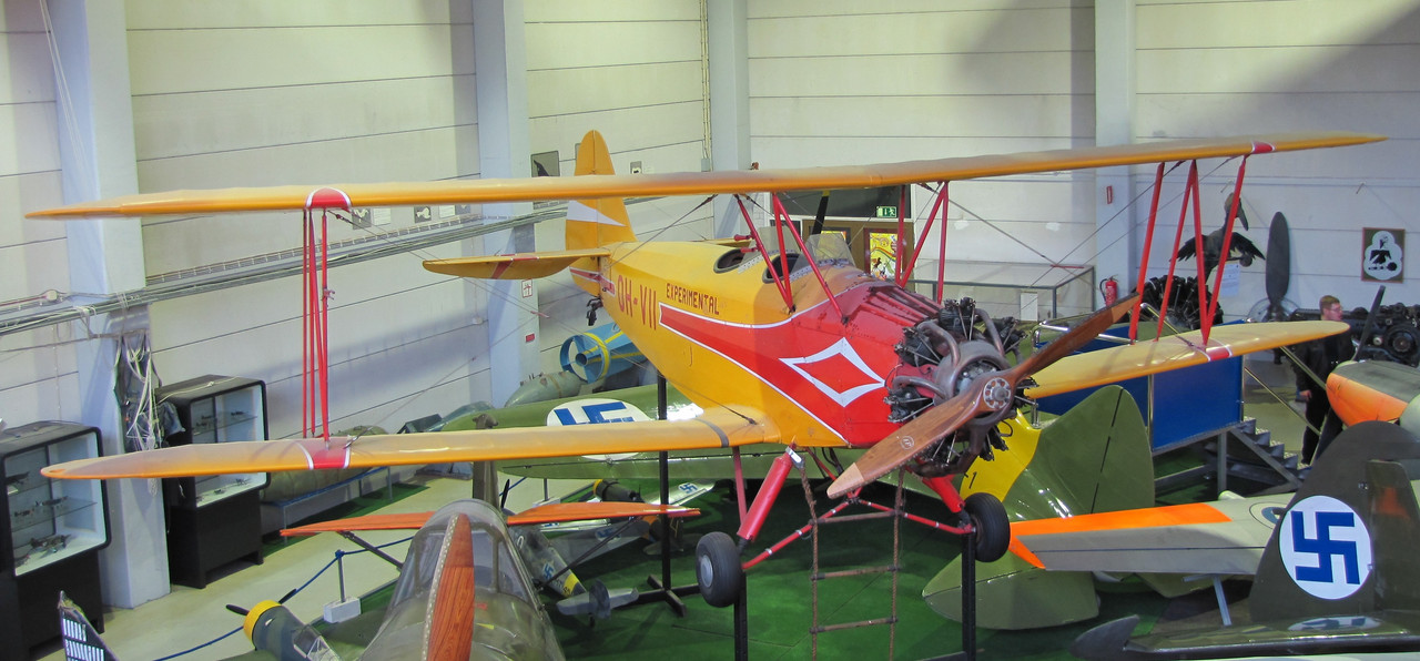 VL Viima II conservado en el Finnish Aviation Museum, Vantaa