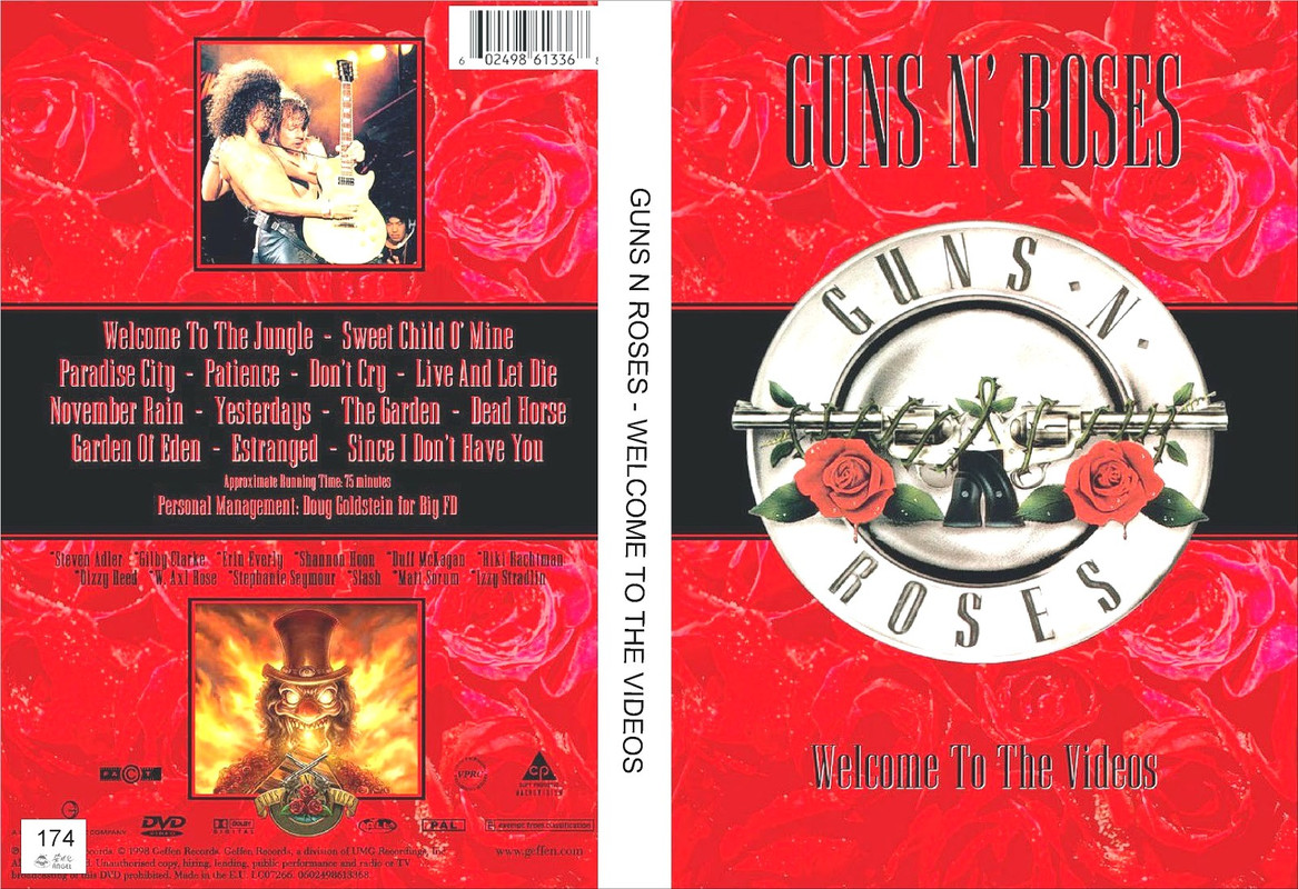 Guns'n'Roses Welcome to The Videos DVDrip