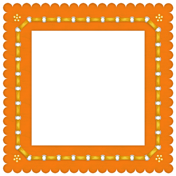 Orange_Summer_Colored_Transparent_Frame