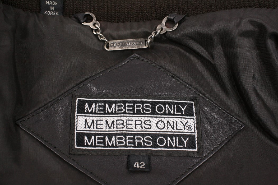 Details About Members Only Vintage 80s Dark Brown Leather Café Racer Biker Moto Jacket Men 42