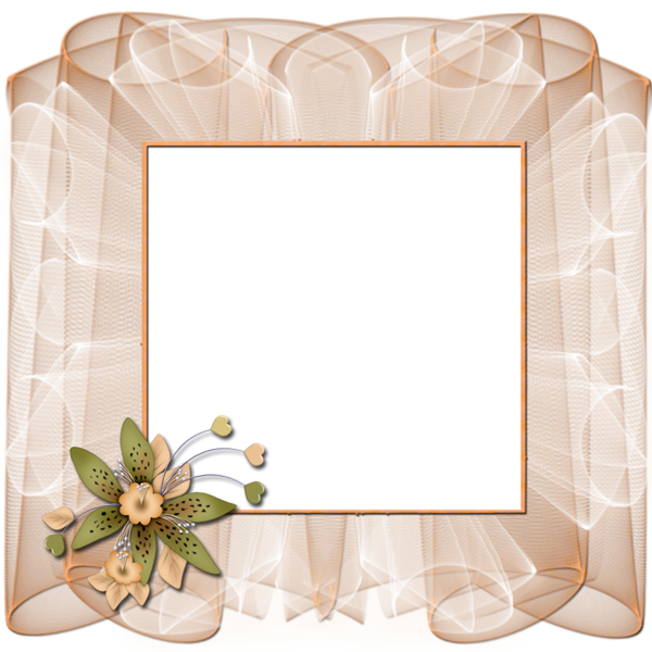 Beautiful_Transparent_Cream_Frame_with_Flower