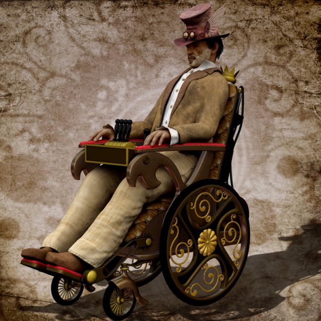 Steampunk classics-Wheelchair