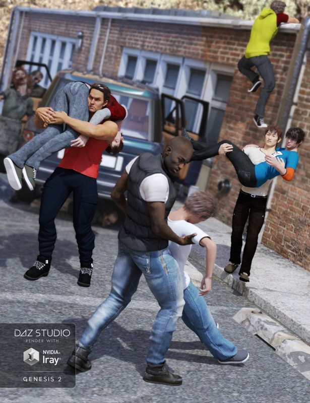 daz3d rescue poses for g2male main